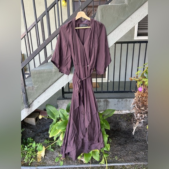 Ginger & Smart Beloved Midi Wrap Dress Silk Wedding Guest Mother of the Bride 12 - Picture 5 of 10